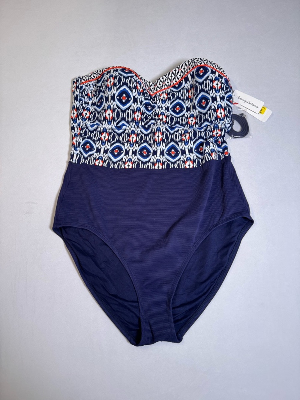 NWT Tommy Bahama Island Cay Ikat Tummy Control Size 14 One Piece